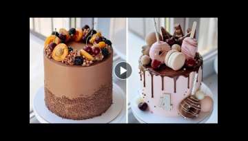 Everyone's Favorite Cake Recipes | So Satisfying Chocolate Cake Decorating Ideas Tutorial