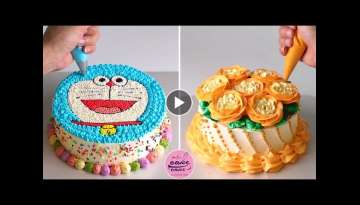 Beautiful Doreamon Cake Decorating Ideas For Birthday Boys | So Yummy Cake Designs