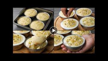 Katori Malai Cake Recipe | Without Oven | Milk Malai Cake | Katori Milk Cake | Eggless Malai Cake...