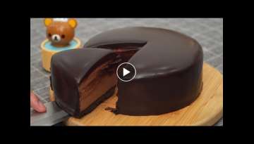 Chocolate Cheese Cake [Without Gelatin, No Bake]