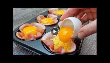 Breakfast in 5 minutes! Just fry the eggs this way and the result will be delicious!
