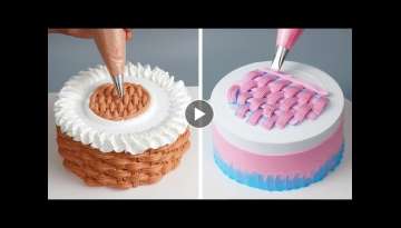 Easy & Quick Cake Decorating Ideas - Beautiful Birthday Cake Design - Cake Making Recipes