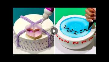 How to Make Cake Decorating for Occasion | Most Satisfying Chocolate Cake Decorating Ideas