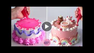 Most Delicious Cute Cake Ideas for Birthday | Making Cute Cake at Home