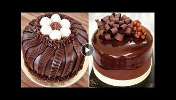 Perfect Chocolate Cake Decorating Ideas For Party | So Yummy Banana Chocolate Cake Recipe
