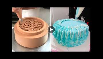 Simple Cake Decorating Ideas | Yummy Dessert Chocolate Cake Recipes | Most Satisfying Chocolate