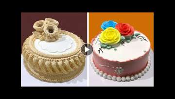 How to Make Chocolate Cake Decorating - Most Satisfying Cake Decorating Step by Step