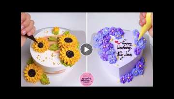 So Yummy Heart Cake Decorating Ideas Like A Pro | Flowers Cake Tutorials Video