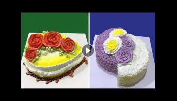 Most Satisfying Cake Decorating Tutorials for Girls - Easy Choolate Cake Decorating Ideas