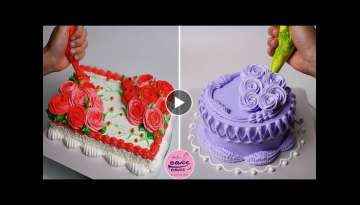 How To Make Cake Decorations Compilations | Most Satisfying Cake Tutorials | 