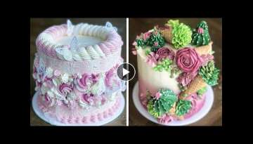 Top 10 Beautiful Cake Decorating Tutorials For New Year 2023 | Simple Cake Design Videos