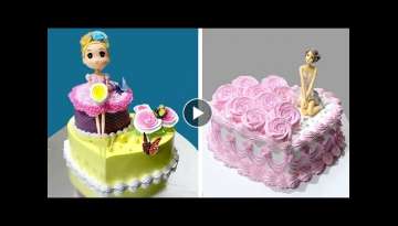 Best Birthday Cake Decorating Design Ideas for Children | How to Make Barbie Cake Decorating