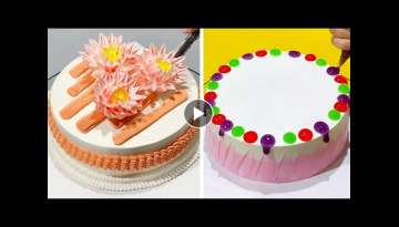 Easy Cake Decorating Ideas | Most Satisfying Chocolate Cake Decorating Tutorials | Cake Recipes