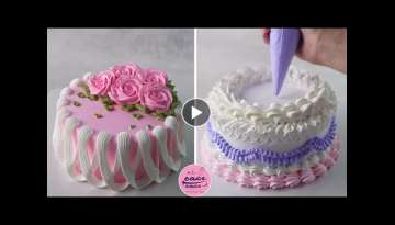 Simple and Cute Cake Decoration With Bear and Rabbit