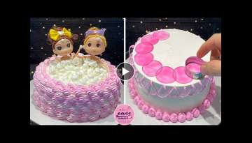 Simple Dessert Cute Cake Tutorials For Your Childs!