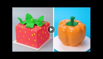 Amazingly Simple Fondant Fruit Cake Decorating Ideas | So Yummy Cake Decorating Recipes