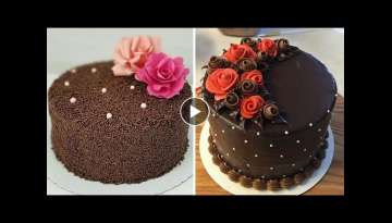 So Delicious Chocolate Cake Decorating Tutorials | Perfect Colorful Cake Decorating Compilation