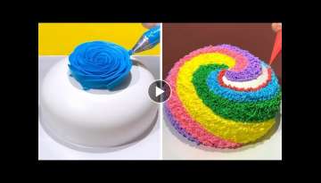 Stunning Cake Decorating Technique Like a Pro | Most Satisfying Chocolate Cake Decorating Ideas