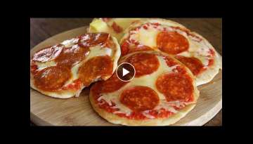 Pizza in a pan without an oven EASY AND QUICK!