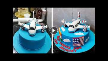 Amazing My First Journey Aeroplane Cake | Cake Decorating ideas|Aeroplane Kaishe Banaye