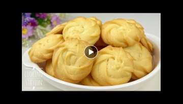 Easy Butter Cookies | Danish Butter Cookies Recipe