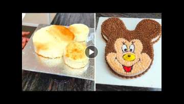 Butter Cream Mickey Mouse Cake Design | Mickey Mouse Cake Kaise Cutting Kare