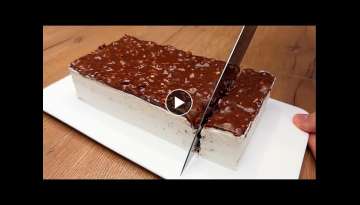 Incredible Homemade Dessert in 5 Minutes! Without baking and gelatine!