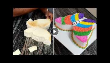 Rainbow Butterfly Cake | Latest Butterfly Cake Decorating | ButterFly Cake