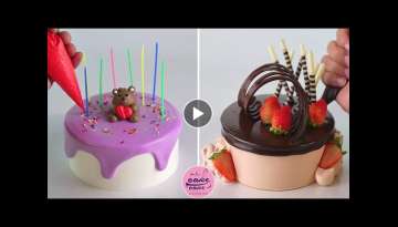 Top Beautiful Cake Decorating Ideas For Everyone | So Yummy Chocolate Cake Recipes