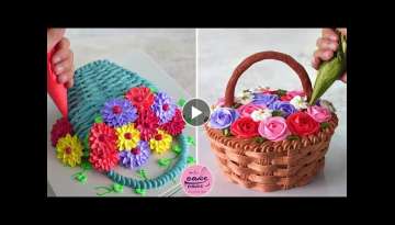 Top 5+ Amazing Flower Basket Cake For Cake Lovers and New Cake Decorations Today