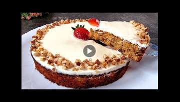 The Best Carrot Cake You'll Ever Taste! Everyone will love it!