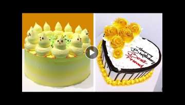 So Cute Cake Decorating Tutorial for Birthday - So Yummy Chocolate Cake Decorating Recipes