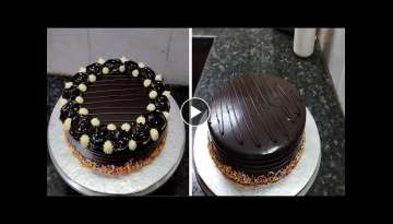 Chocolate Truffle Cake Recipe |Chocolate Cake Recipe |Dark Chocolate Cake Design