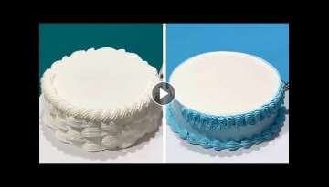 Most Satisfying Rainbow Cake Decorating | How to Make Chocolate Cak Decorating | So Yummy