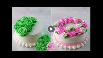 Special Blue Rose Cake | Flower Cake Decorating Tutorials For Cake Lovers
