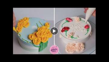Fantastic Cake Decorating Ideas | Beautiful Flowers Cake Tutorials