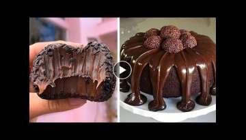 Top Yummy DARK CHOCOLATE Cake Recipes Youll Love | Easy Chocolate Cake Decorating Ideas
