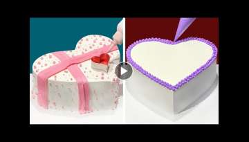 Amazing Heart Cake Decorating Ideas for Cake Lovers | Tasty Cake Decorating Tutorial | So Yummy C...