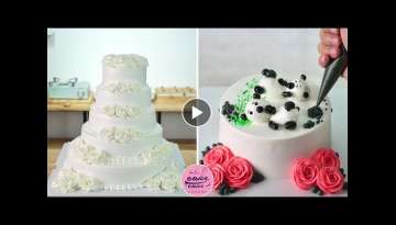5 Layers Wedding Anniversary Cake Decorating Ideas and Cute Panda Cake