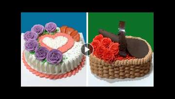 Most Satisfying Chocolate Cake Decorating Ideas - How to Make Cake Decorating