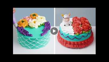 TOP 2 Beautiful Birthday Cake Decorating Ideas - So Tasty Cake Making Tutorials