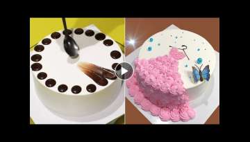 Amazing Cake Decorating Tutorial Like a Pro | Yummy Chocolate Cake Decorating Recipes | Cake Desi...
