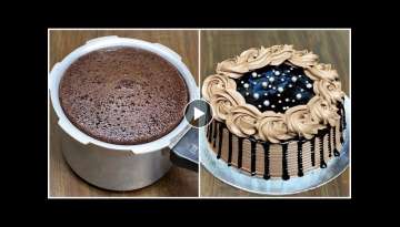 Chocolate Cake in Pressure Cooker | Chocolate Cake Without Oven | Birthday Cake Recipe