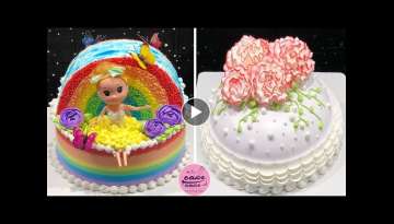 Easy Colorful Cake Hacks Compilation for Birthday Girl