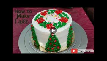 marry Christmas cake design ideas//cake decorating Ideas