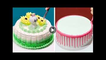 Awesome Cake Decorating Ideas for Party | Most Satisfying Chocolate Cake Recipes | Cake Design