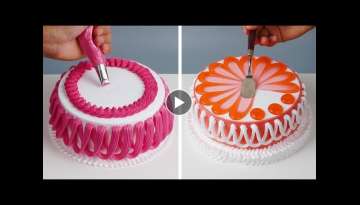 Beautiful Cake Decorating Ideas Like a Pro - So Yummy Cake Decorating Recipes | Cake Making