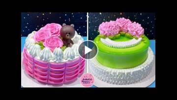 Easy Cake Tutorials with Piping Tips