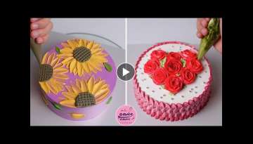 Easy Cake Decorating Tutorials Ideas For Birthday | So Yummy Homemade Cake Designs