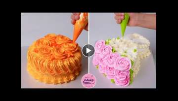 Beautiful Cake Decorating Ideas For Birthday | How to Make Cake Tutorials
